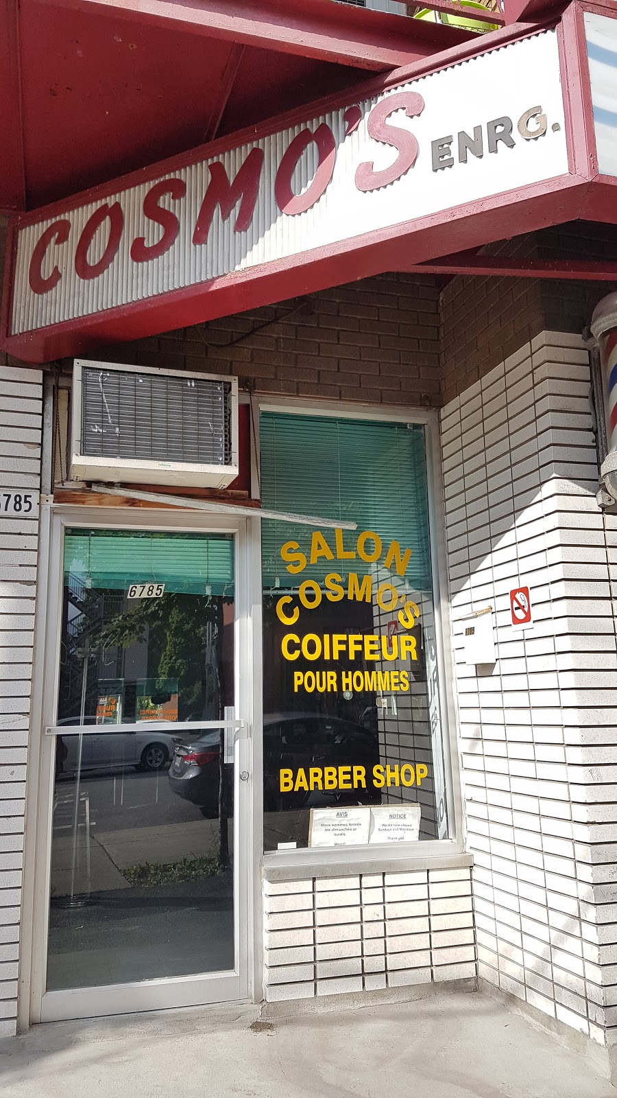 Salon Cosmos Coiffeur Pour Homme | 6785 Avenue de Darlington, Montréal, QC H3S 2J7, Canada | Phone: (514) 738-1628