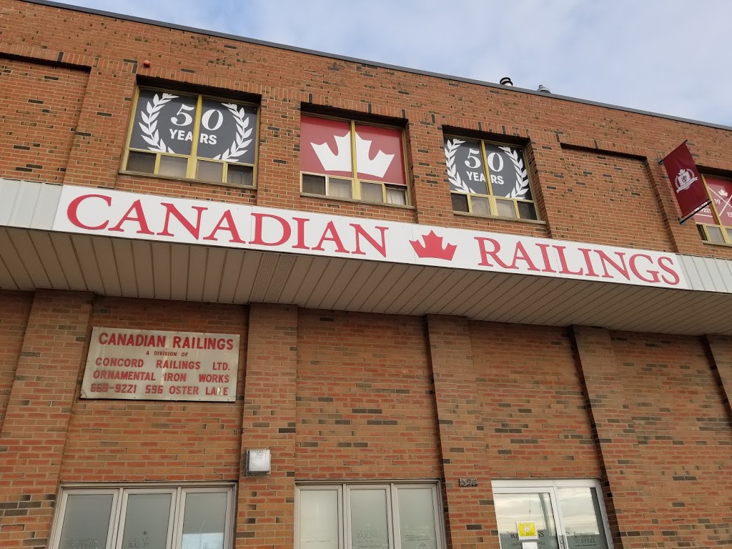 Canadian Railings Ltd | 596 Oster Ln, Concord, ON L4K 2C1, Canada | Phone: (905) 669-9221