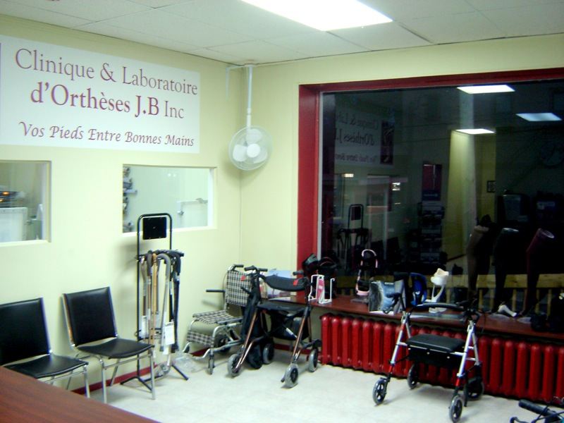 Clinique & Laboratoire dorthèses JB Lachine | 2495 Rue Provost, Lachine, QC H8S 1R1, Canada | Phone: (514) 538-6331