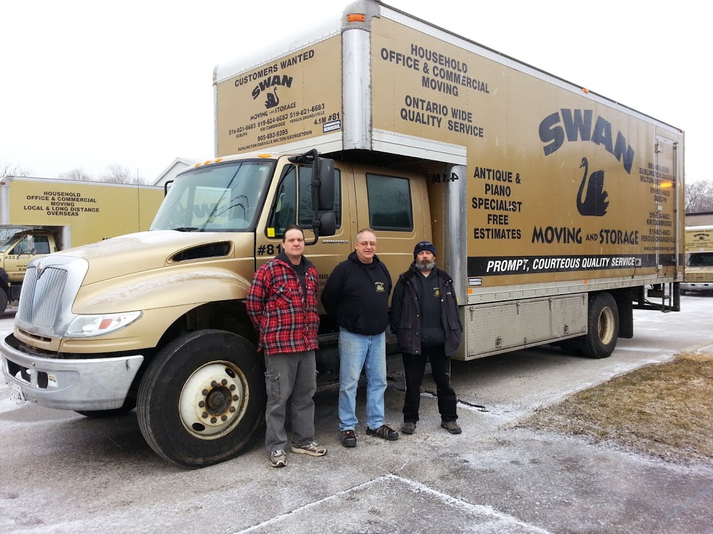 Swan Moving & Storage | moving company | 15 Petrolia St, Guelph, ON N1H 2V8, Canada | 5198216683 OR +1 519-821-6683