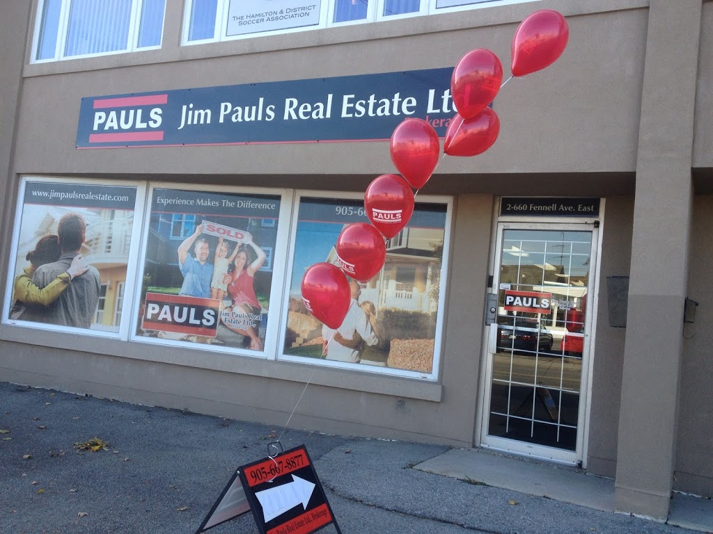 Jim Pauls Real Estate Ltd., Brokerage | real estate agency | 660 Fennell Ave E #2, Hamilton, ON L8V 1V1, Canada | 9056678877 OR +1 905-667-8877