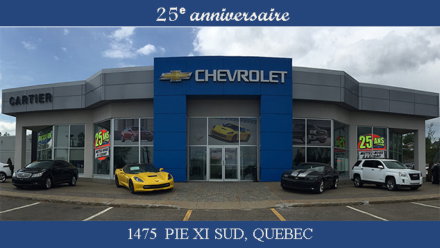Cartier Chevrolet Buick GMC Ltée | car dealer | 1475 Boulevard Pie-XI Sud, Québec, QC G3K 1H1, Canada | 4188476000 OR +1 418-847-6000