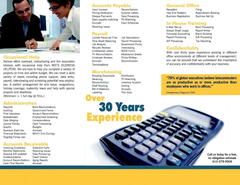 Bees Business Helpers | Cedarstone Rd, Box 386, Tamworth, ON K0K 3G0, Canada | Phone: (613) 379-9906