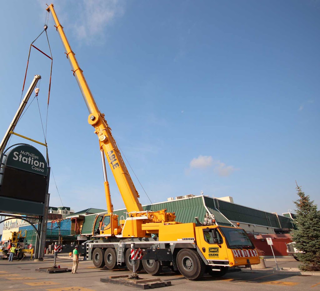 Able Crane Services Ltd | 21 Dawson Rd N, Winnipeg, MB R2J 0S6, Canada | Phone: (204) 237-4800
