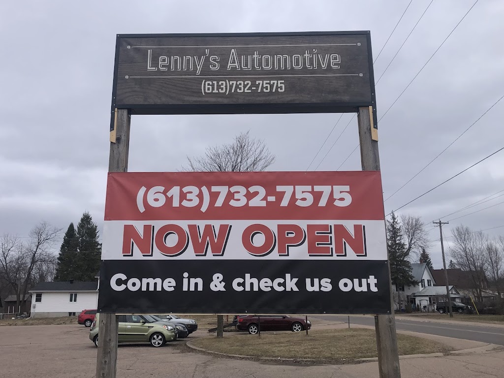 Lennys Automotive | 482 Boundary Rd E, Pembroke, ON K8A 6L5, Canada | Phone: (613) 732-7575