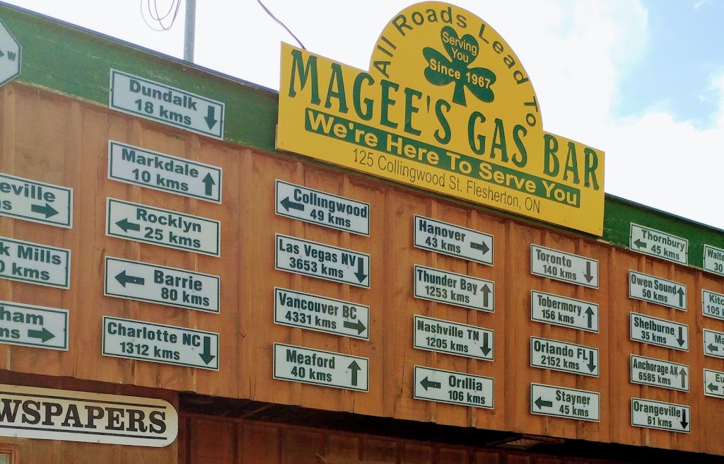 Magees Gas Bar | 125 Collingwood St, Flesherton, ON N0C 1E0, Canada | Phone: (519) 924-2422