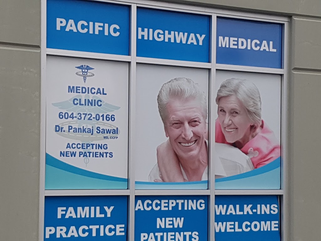 Pacific Highway Medical | 17660 65a Ave #106, Surrey, BC V3S 5N4, Canada | Phone: (604) 372-0166