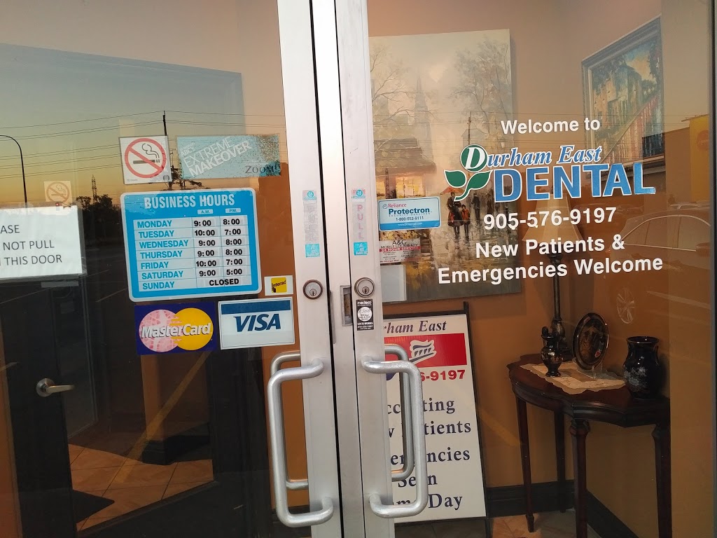 Durham East Dental | 3555 Thickson Rd, Whitby, ON L1R 2H1, Canada | Phone: (905) 576-9197