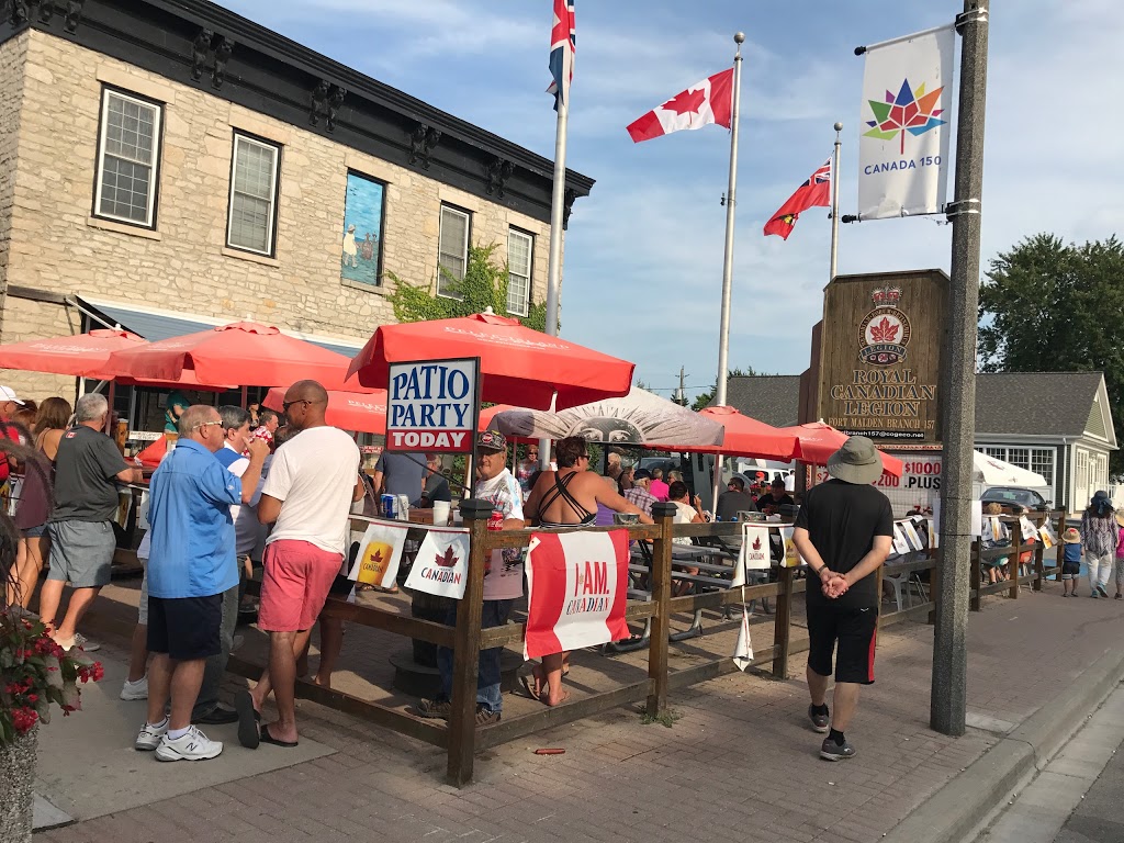 Royal Canadian Legion Fort Malden Branch 157 | 281 Dalhousie St, Amherstburg, ON N9V 1X1, Canada | Phone: (519) 736-4485