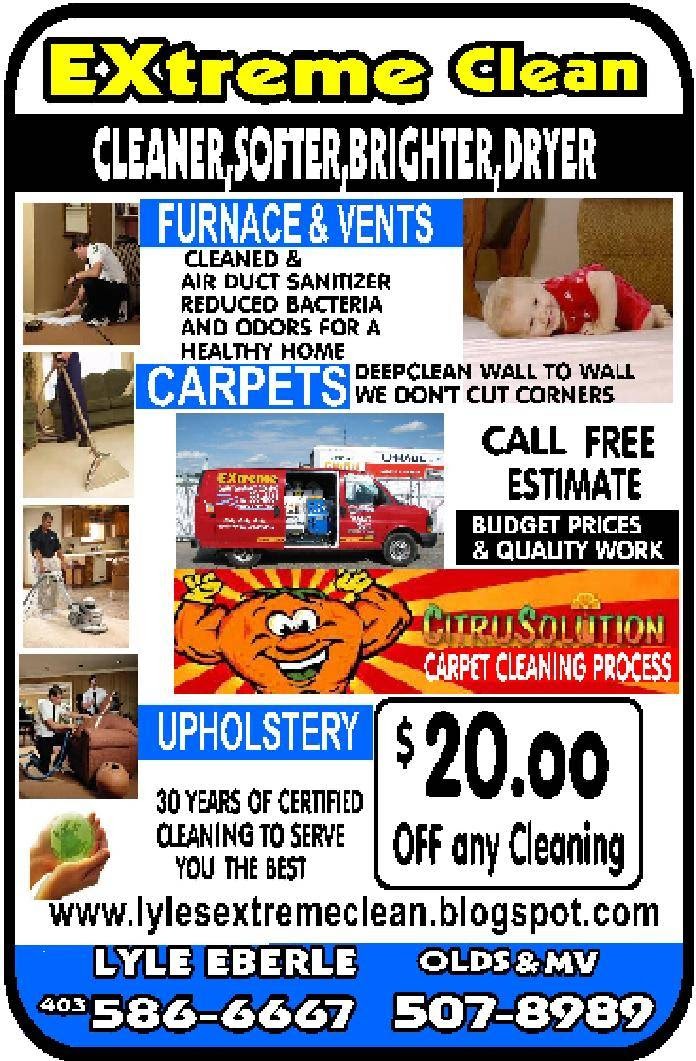 extreme clean | 4408 Imperial Rd, Olds, AB T4H 1M6, Canada | Phone: (403) 586-6667