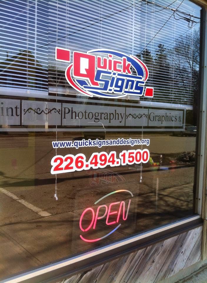 Quick Signs Plus | 7 York St E, Ridgetown, ON N0P 2C0, Canada | Phone: (226) 494-1500