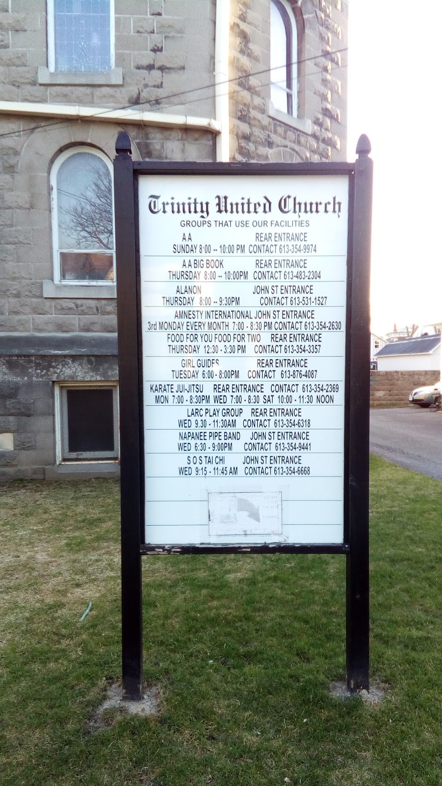 Trinity United Church | 25 Bridge St E, Napanee, ON K7R 1R5, Canada | Phone: (613) 354-3858