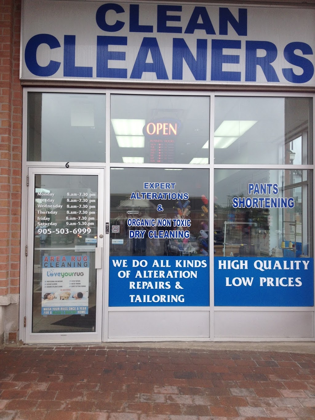 Clean Dry Cleaners And Alterations (Aurora) | 300 Wellington St E, Aurora, ON L4G 1J5, Canada | Phone: (905) 503-6999