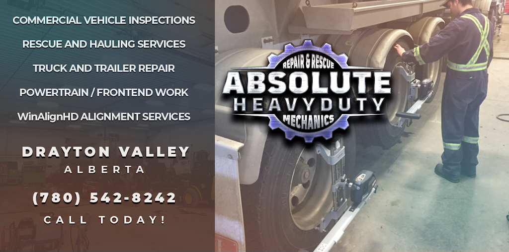 Absolute Heavy Duty Mechanics | 3205 64 St, Drayton Valley, AB T7A 1R5, Canada | Phone: (780) 542-8242