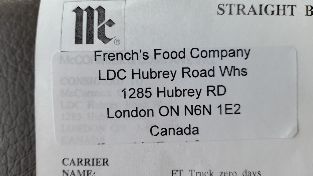 French Food canada mccormick | 1275 Hubrey Rd, London, ON N6N 1E2, Canada | Phone: (519) 668-5714