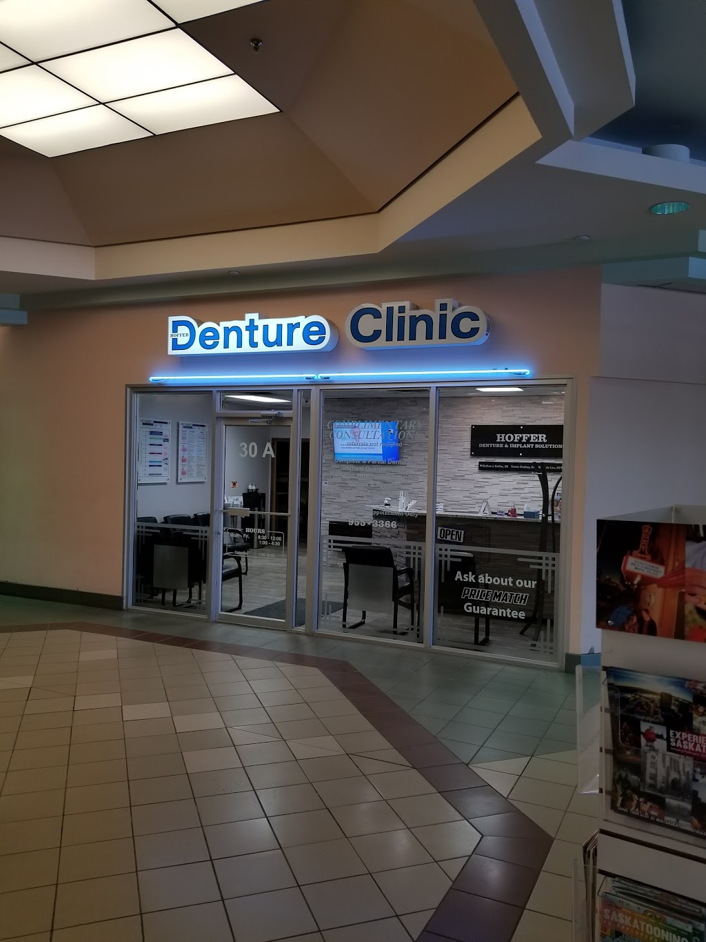 Hoffer Denture & Implant Solutions | Market Mall, 2325 Preston Ave S #30A, Saskatoon, SK S7J 2G2, Canada | Phone: (306) 955-3366