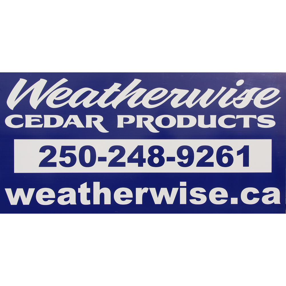 Weather-Wise Cedar Products | 1282 Alberni Highway Box#908, Parksville, BC V9P 2G9, Canada | Phone: (866) 248-9261