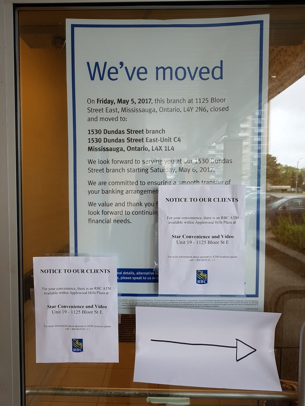 RBC Royal Bank | 1125 Bloor St E, Mississauga, ON L4Y 2N6, Canada | Phone: (905) 897-8160