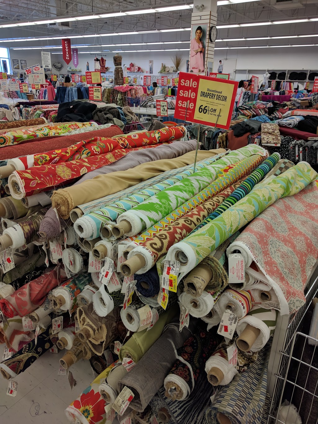 Fabricland - Home Decor Centre | 863 Milner Ave, Scarborough, ON M1B 5N6, Canada | Phone: (416) 286-2317