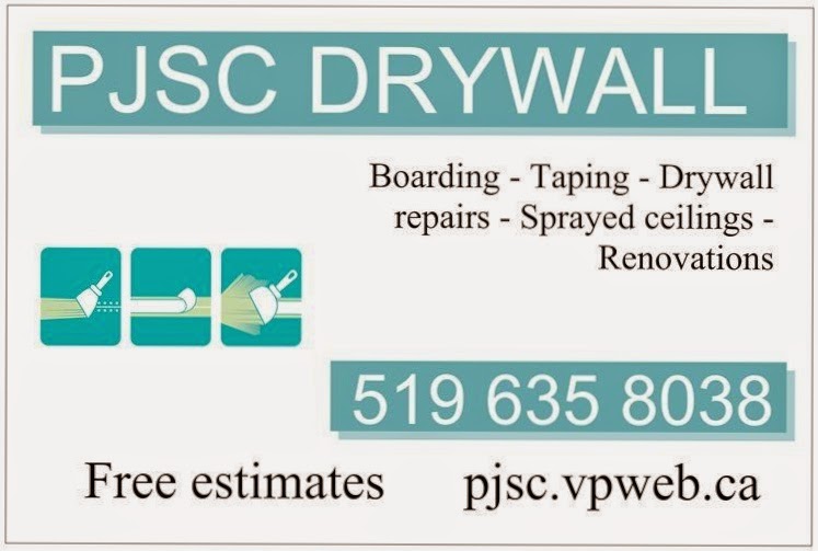 PJSC Drywall | 157 Old Carriage Dr, Kitchener, ON N2P 1H5, Canada | Phone: (519) 635-8038