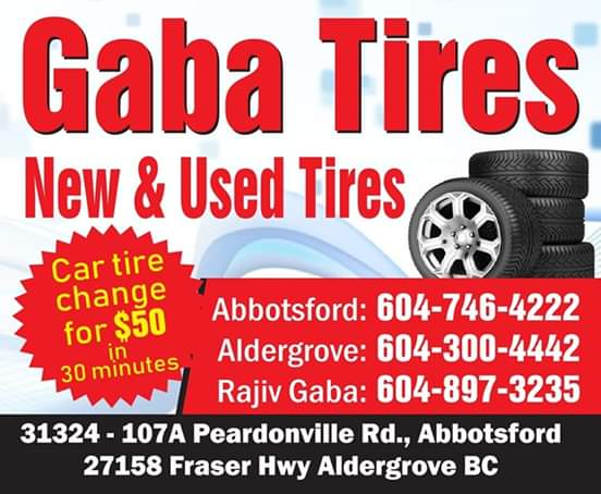 Gaba Auto Detailing and Tires | 27158 Fraser Hwy, Aldergrove, BC V4W 3P7, Canada | Phone: (604) 300-4442