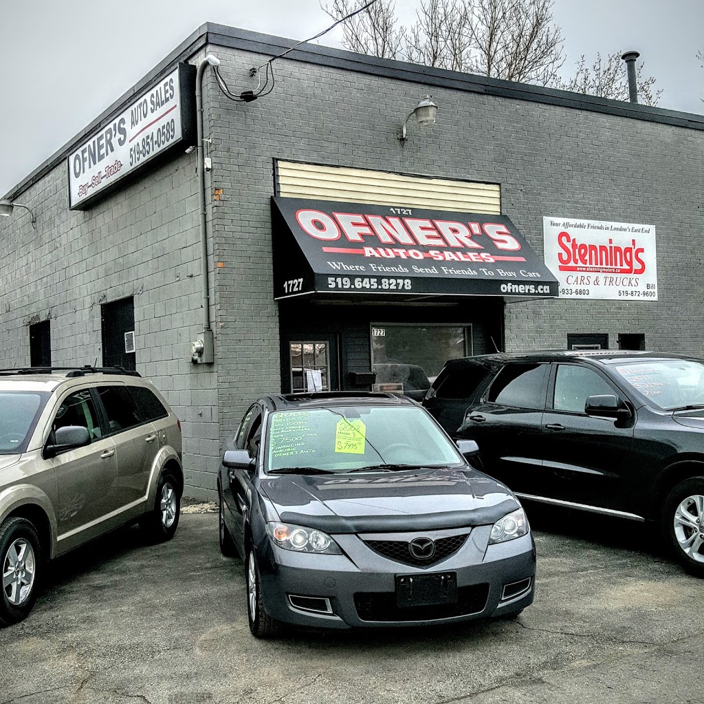 Stenning Motors | 1727 Trafalgar St, London, ON N5W 1X4, Canada | Phone: (519) 933-6803