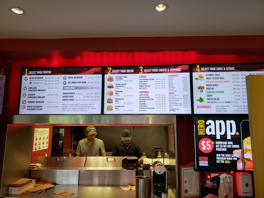 Hero Certified Burgers | Scarborough Campus Student Centre, 1265 Military Trail, Scarborough, ON M1C 1A4, Canada | Phone: (647) 891-0058