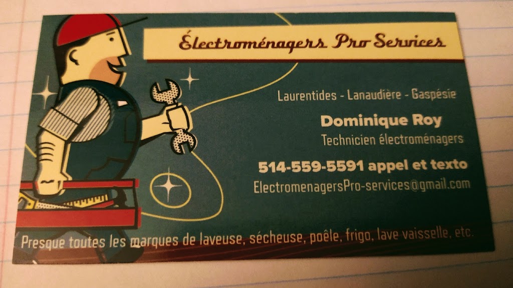 ElectromenagersProServices | 358 Rue Leroux, Sainte-Sophie, QC J5J 2N2, Canada | Phone: (514) 559-5591