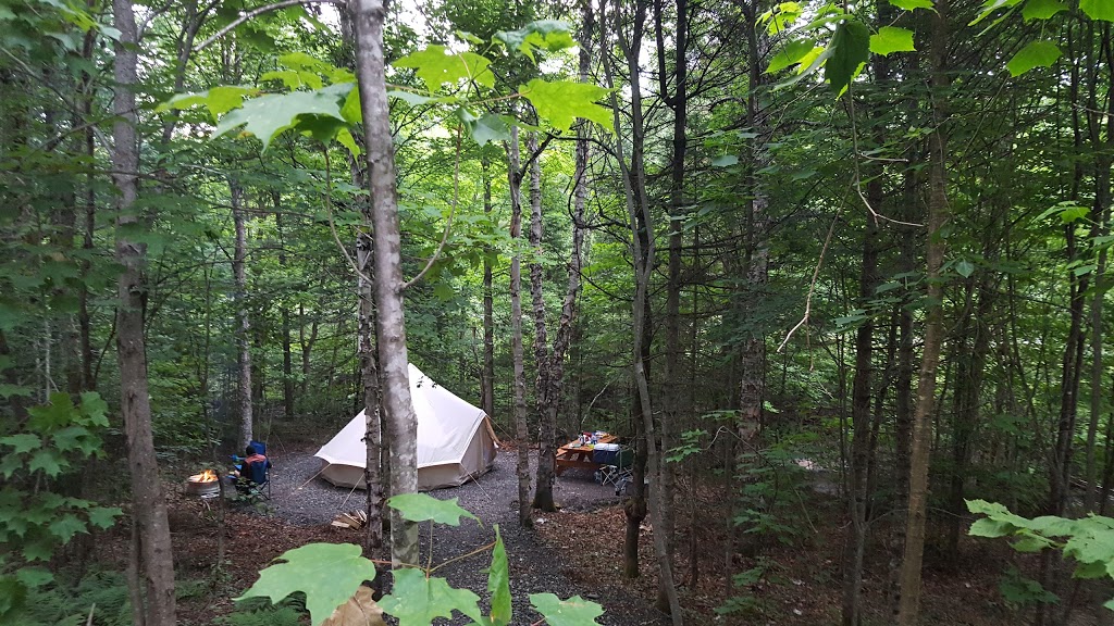 Camping Mont expérience Hereford | 577 Chemin de Coaticook, East Hereford, QC J0B 1S0, Canada | Phone: (819) 349-8222