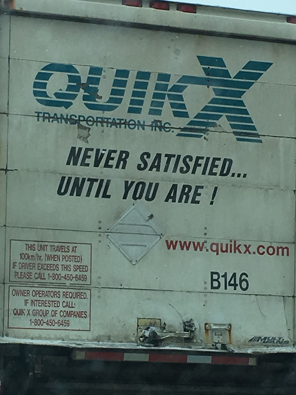 Quik X Transportation | 5425 Dixie Rd, Mississauga, ON L4W 1E6, Canada | Phone: (905) 238-8211