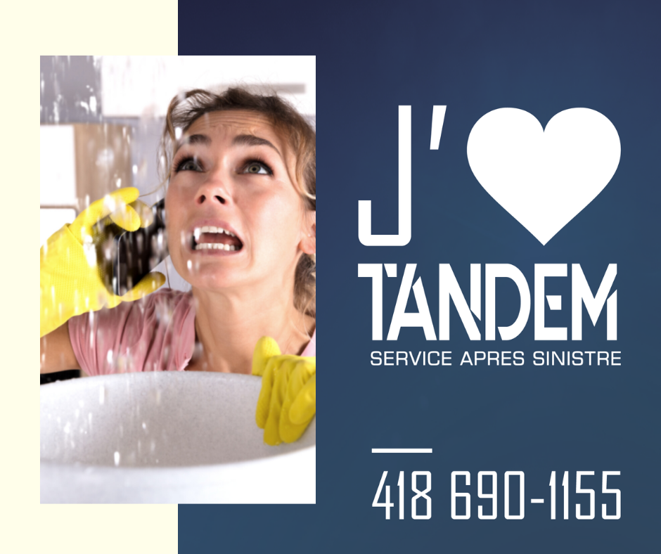 Nettoyeur Tandem, service après sinistre | 2333 Bd Saint-Paul, Chicoutimi, QC G7K 1E5, Canada | Phone: (418) 690-1155