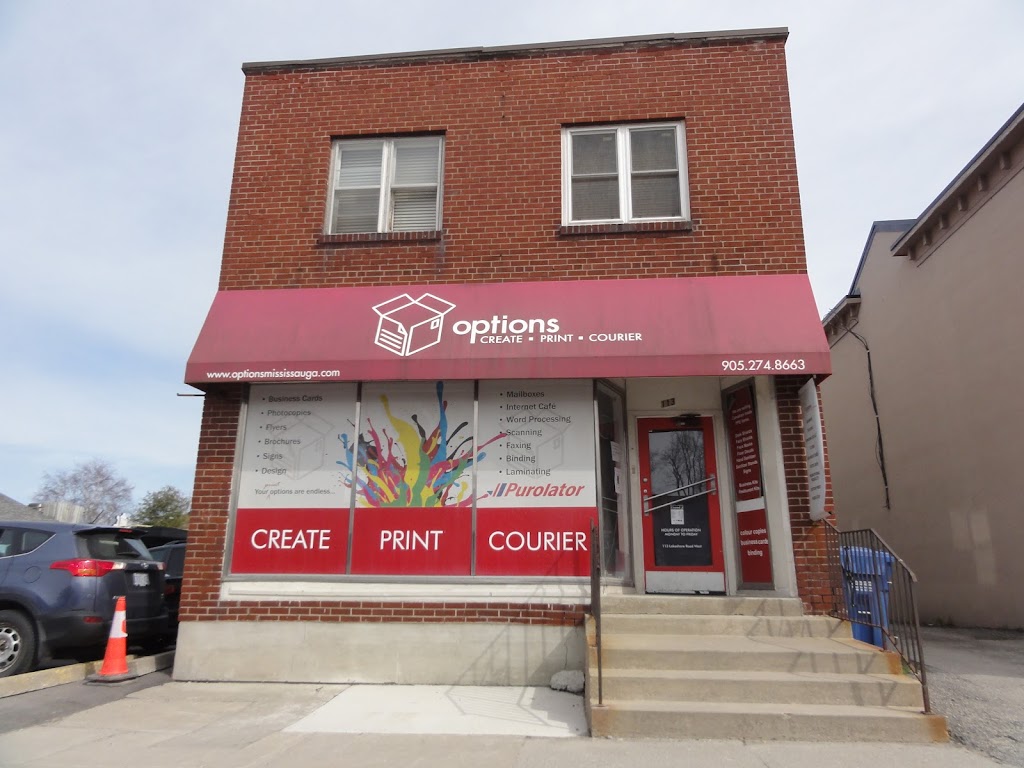 Options | 113 Lakeshore Rd W, Mississauga, ON L5H 1E9, Canada | Phone: (905) 274-8663