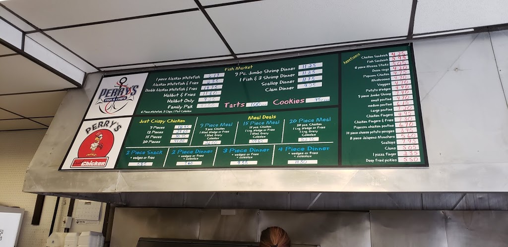 Perrys Fish & Chips | 140 East Street N, Sarnia, ON N7T 6X2, Canada | Phone: (519) 337-5842