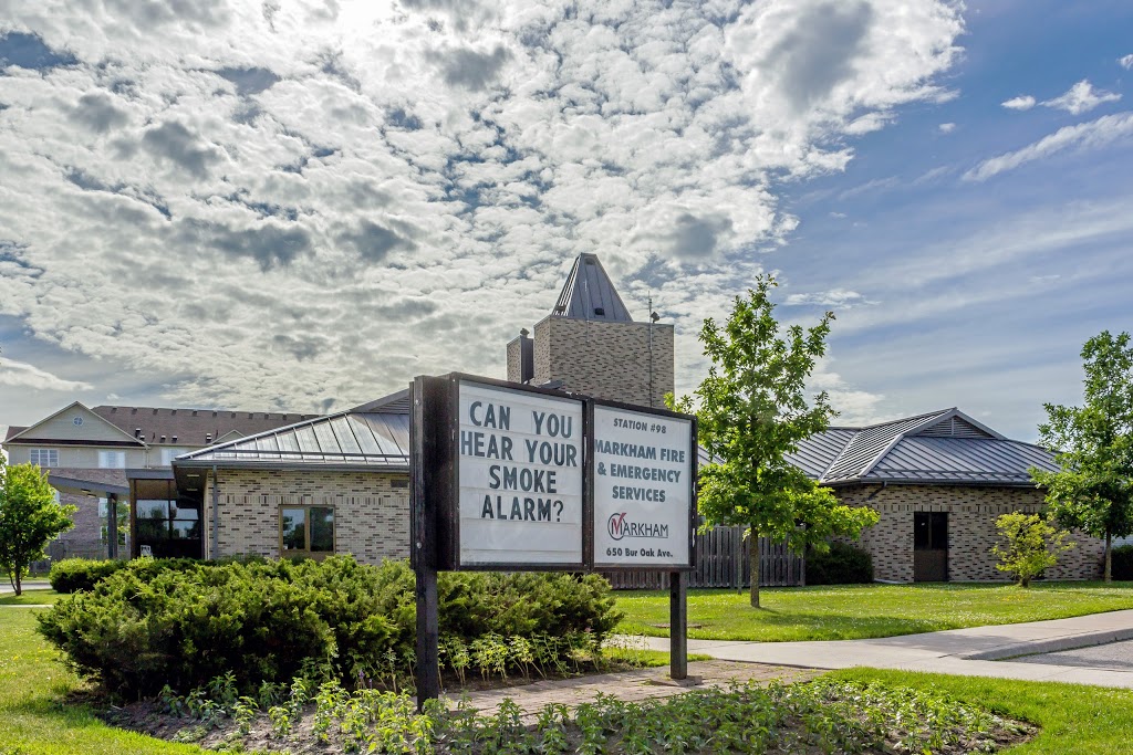 Markham Fire Station 98 | 650 Bur Oak Ave, Markham, ON L6E 0J3, Canada