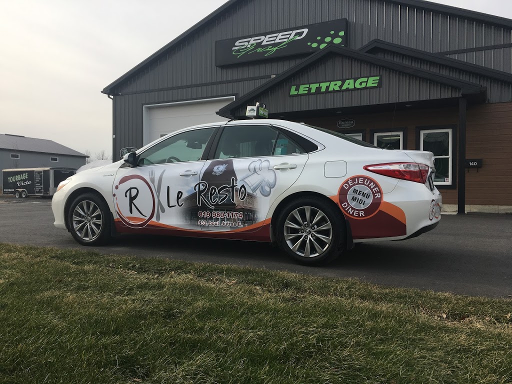 Lettrage Speed Graf | 2G8, 140 Rue François Bourgeois, Victoriaville, QC G6T 2G9, Canada | Phone: (819) 330-0100