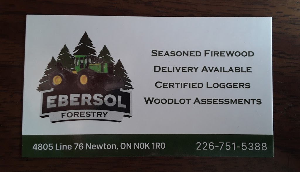Ebersol Forestry {Firewood-Processing-Logging} | 4805 Line 76, Newton, ON N0K 1R0, Canada | Phone: (226) 751-5388