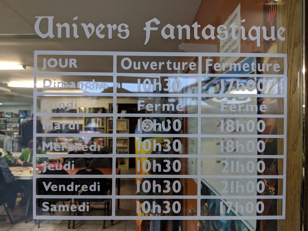 Univers Fantastique | 289A Rue Brunelle, Beloeil, QC J3G 2M9, Canada | Phone: (450) 813-7334