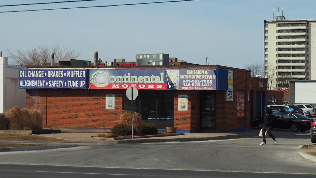 Continental Motors | 650 Markham Rd, Scarborough, ON M1H 2A7, Canada | Phone: (647) 351-7692