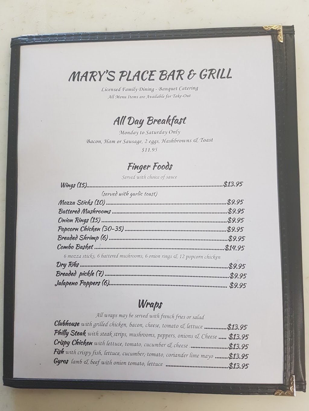 Marys place bar & restsurant | 1000 industrial drive, Milestone, SK S0G 3L0, Canada | Phone: (306) 436-2146