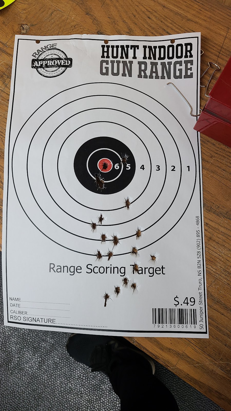 Hunt Indoor Gun Range | 50 Juniper St, Truro, NS B2N 5Z8, Canada | Phone: (902) 895-4868