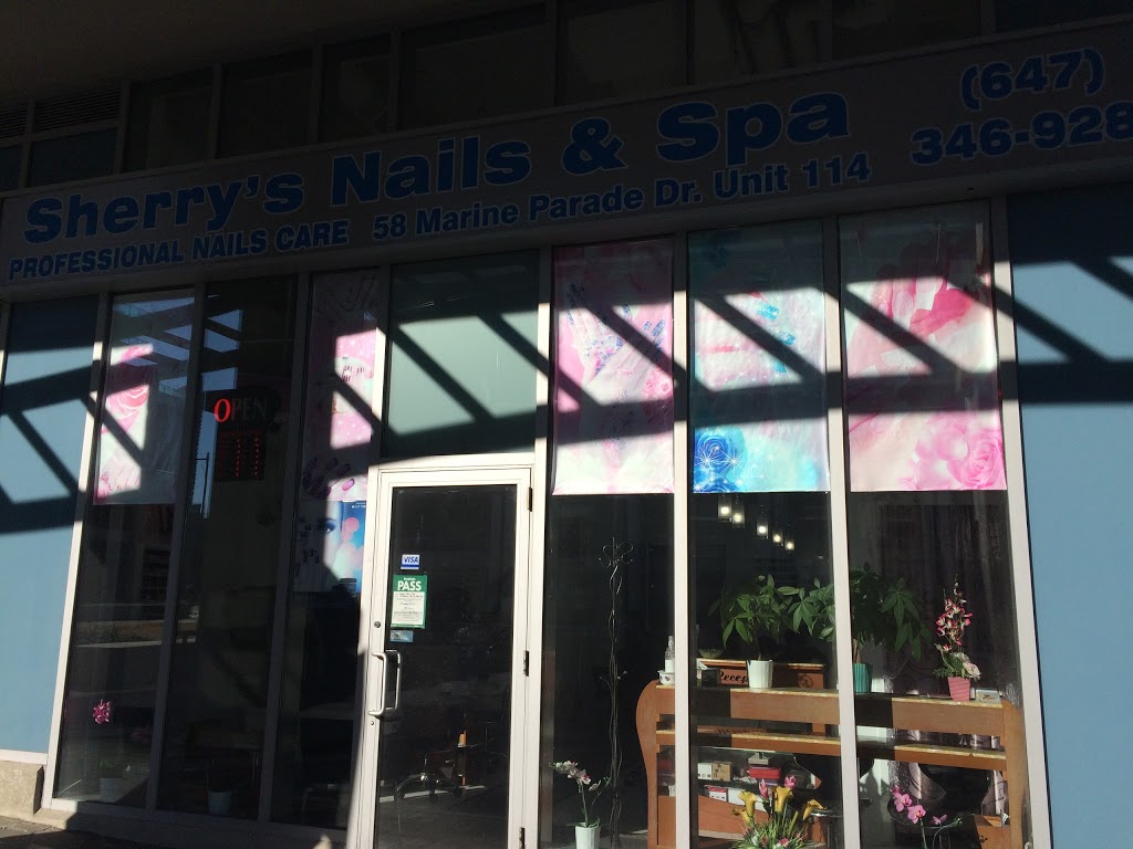 Sherrys Nails & Spa | 58 Marine Parade Dr Unit 114, Etobicoke, ON M8V 4G1, Canada | Phone: (647) 346-9288