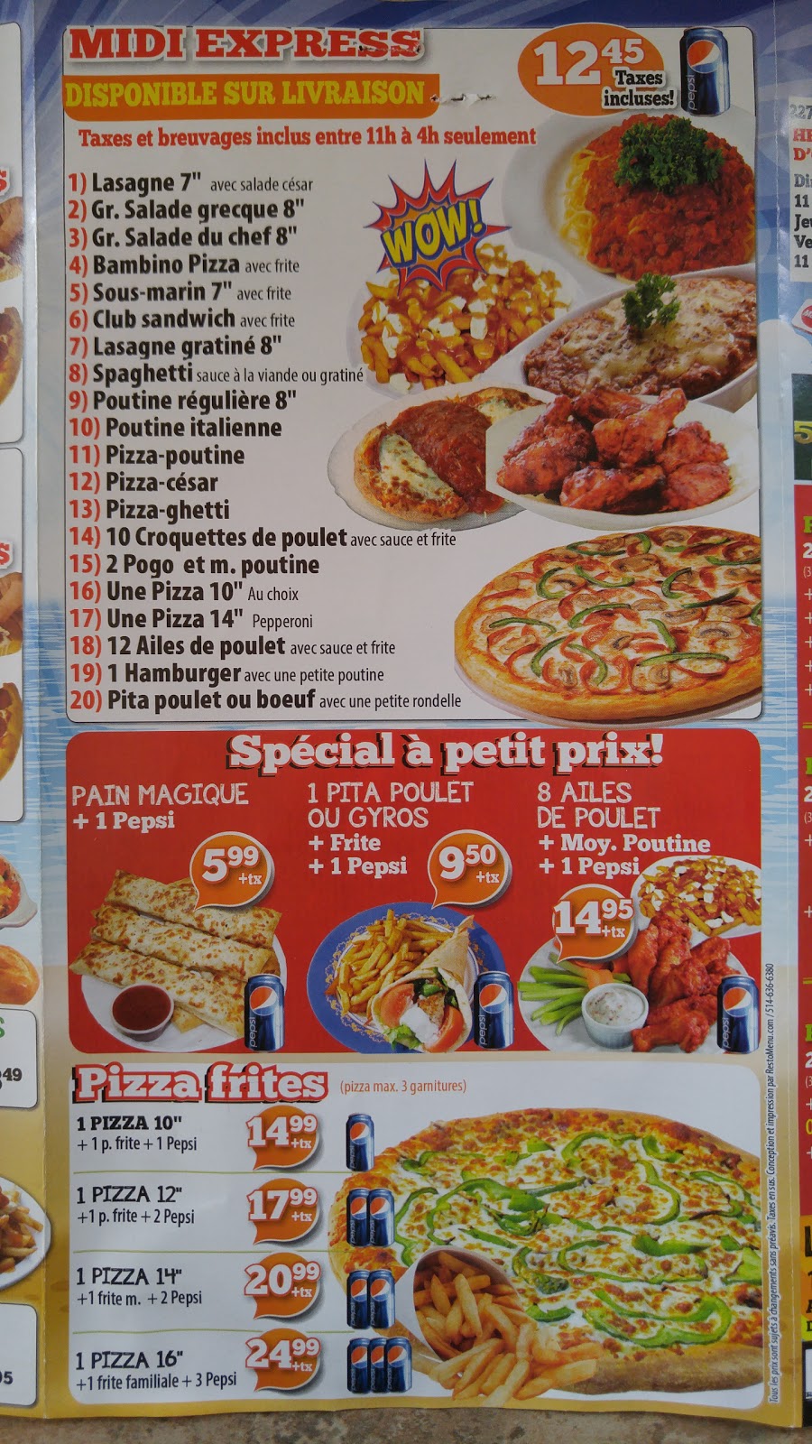Pizza De Lile 2 Pour 1 | 125 Grand Boulevard, LÎle-Perrot, QC J7V 4W9, Canada | Phone: (514) 425-1525
