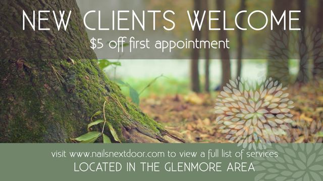 Nails Next Door | 245 Moubray Rd, Kelowna, BC V1V 2X2, Canada | Phone: (250) 870-8203