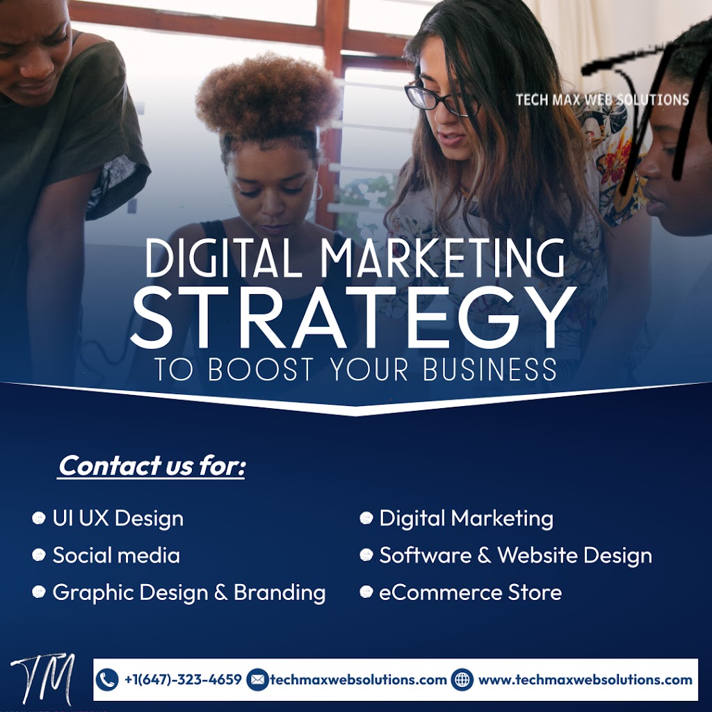 TechMax Web Solutions | 7312 Frontier Ridge, Mississauga, ON L5N 7P7, Canada | Phone: (647) 323-4659