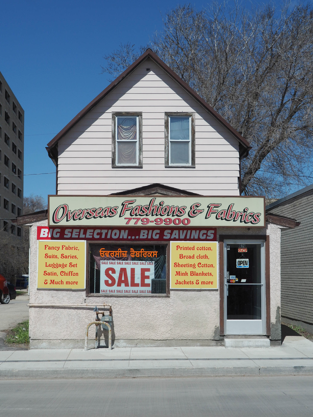 Overseas Fashion & Fabrics | 829 Ellice Ave, Winnipeg, MB R3G 0C3, Canada | Phone: (204) 779-9900