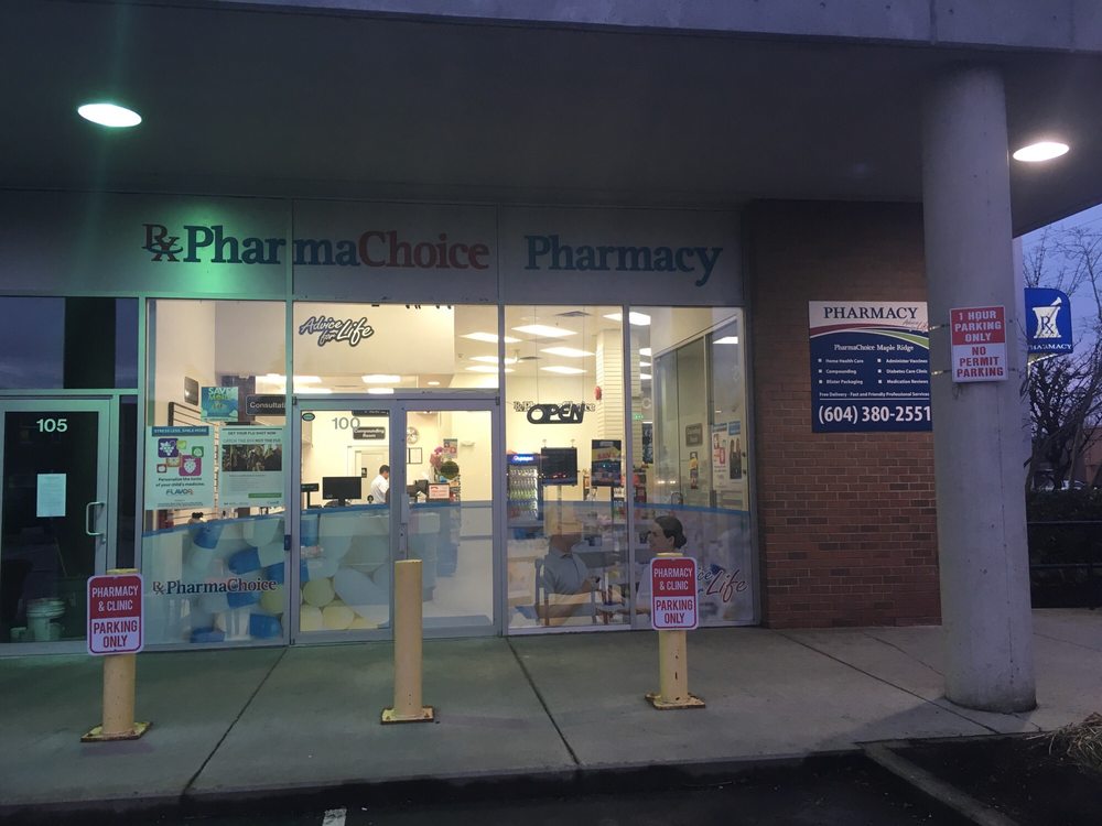 PharmaChoice Maple Ridge Pharmacy | 22470 Dewdney Trunk Rd #100, Maple Ridge, BC V2X 5Z6, Canada | Phone: (604) 380-2551