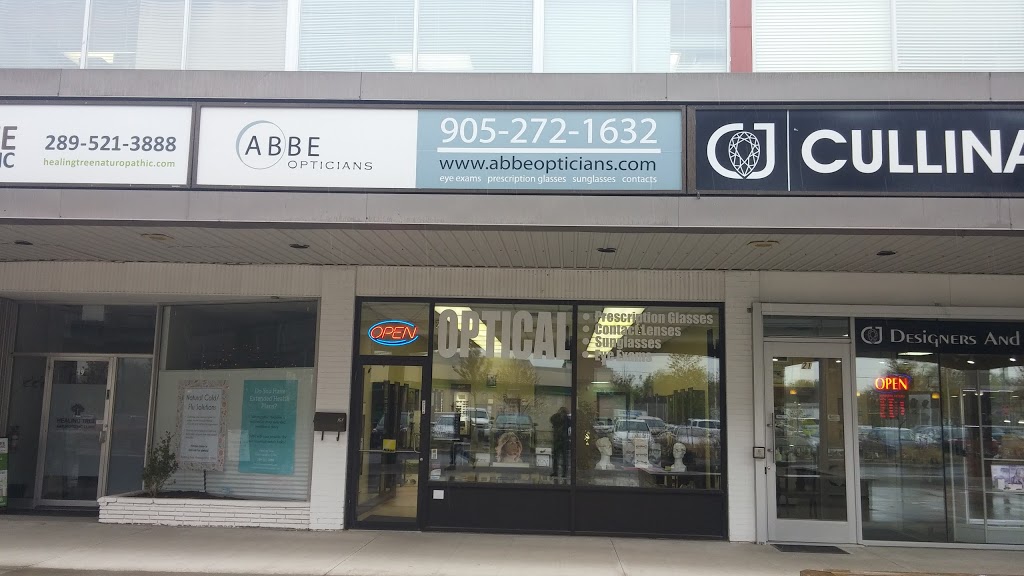 Abbe Opticians | 20, 1077 N Service Rd, Mississauga, ON L4Y 1A6, Canada | Phone: (905) 272-1632