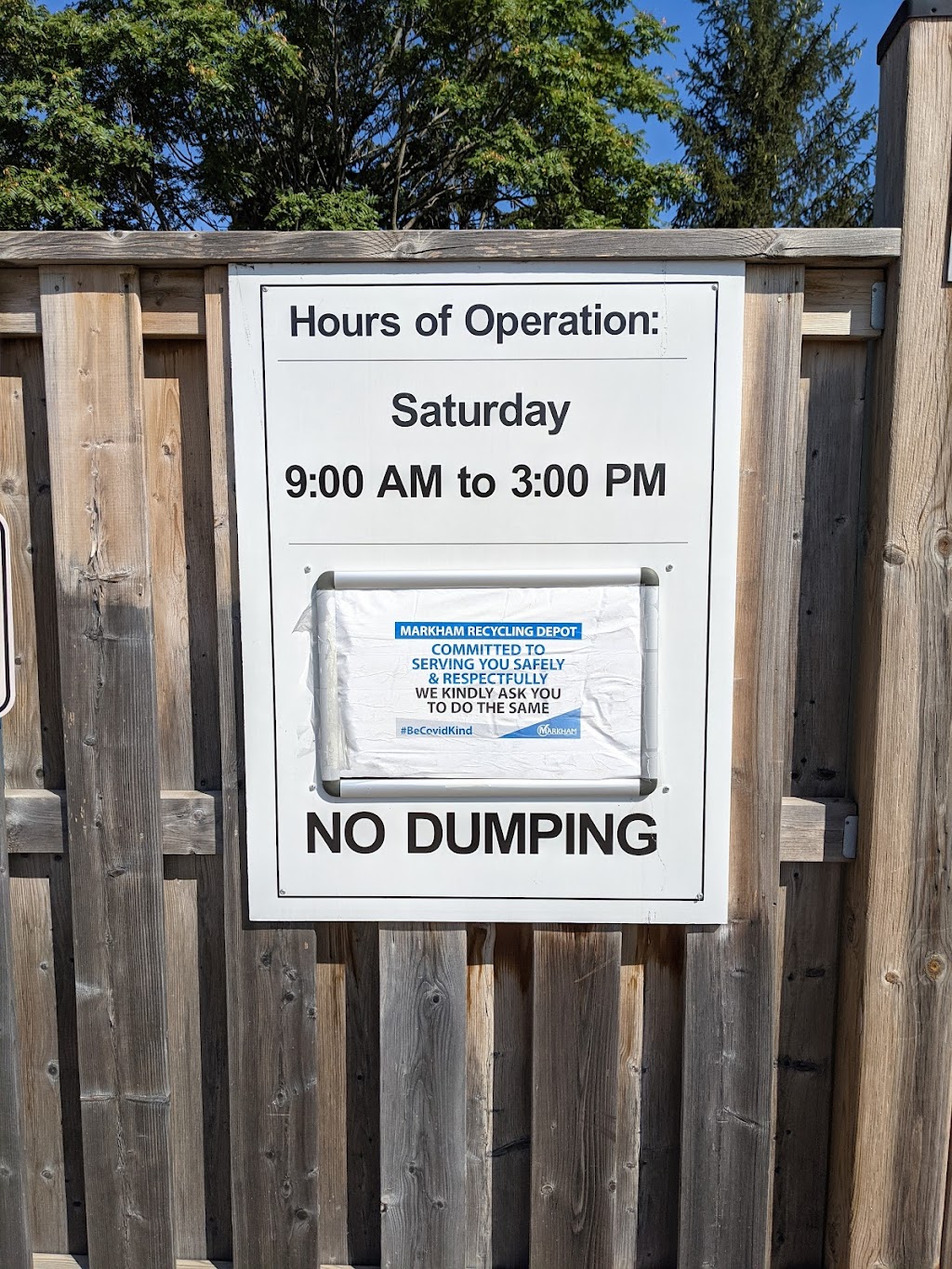 Milliken Mills Recycling Depot | 7660 Kennedy Rd, Markham, ON L3R 9S5, Canada | Phone: (905) 415-7535