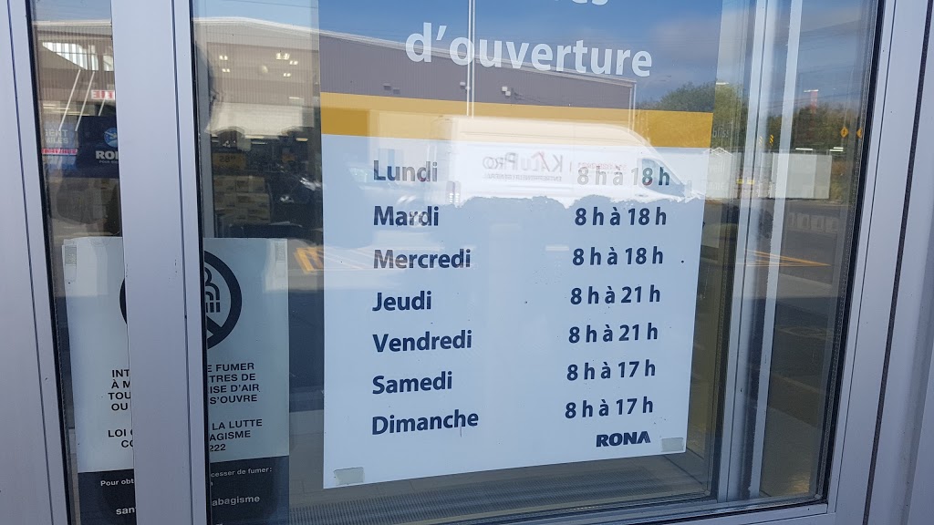 RONA | 280 Boulevard du Fort-Saint-Louis, Boucherville, QC J4B 1S1, Canada | Phone: (450) 655-1566