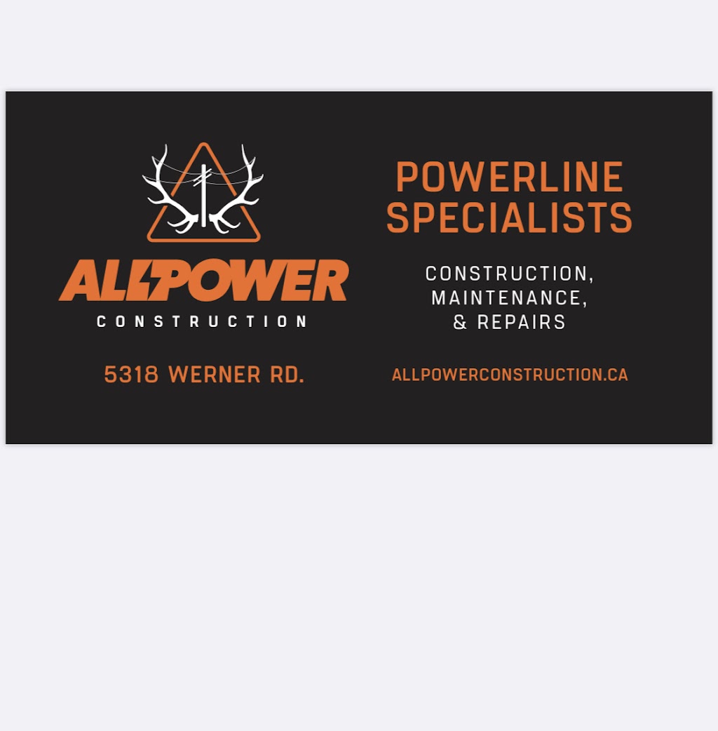 All Power Construction Ltd | 5318 Werner Rd, Cranbrook, BC V1C 6X2, Canada | Phone: (250) 421-1167